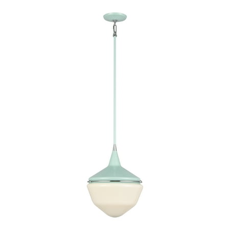 

Elk Home Mid-Century Schoolhouse 12 Wide 1-Light Mini Pendant - Mint