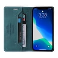 thumbnail image 4 of Wallet Case for iPhone 13 Pro, Premium PU Leather Shockproof TPU Inner Shell Flip Folio Case with Kickstand Cash Card Holders Slots Magnetic Closure Cover for iPhone 13 Pro 6.1 Inch,Blue, 4 of 11