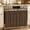 Dark Brown, variant on Abstract Ombre Colored Oven Skirt Curtain 32"Wx24"L,Waterproof Ruffled Stove Cover Skirt with 8 Ribbon Ties,Rainbow Watercolor Painting Art Decorative Oven Door Curtains for Kitchen Cabinet Storage