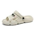 thumbnail image 1 of Men's Beach Slippers with Soft Low Arch Support Comfortable Thick Sole Anti Slip Easy To Clean, 1 of 5