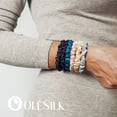 thumbnail image 4 of Corbatas de seda OLESILK, 100% seda delgada de morera, 4 of 7