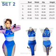 thumbnail image 1 of Vestido de Cosplay Chunli Chun Li, traje de juego de rol SF 6, traje Qipao azul, conjunto completo, traje de Kungfu, vestido de fantasía de Halloween, traje de fiesta, 1 of 5