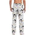 thumbnail image 2 of GZHJMY Penguin Pajama Pants for Men, Lounge Pants Lightweight Men Pajama Bottoms with Drawstring Pockets, Christmas New Year Birthday Gifts, XX-Large, 2 of 6