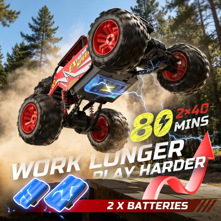 JoyStone, Metal RC Monster Truck, 1:8 Scale, Large Off-Road