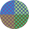 thumbnail image 1 of Ahgly Company Machine Washable Indoor Square Transitional Emerald Green Area Rugs, 3' Square, 1 of 7