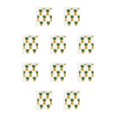 thumbnail image 3 of Wosthever Paño de limpieza de cocina Tazones Toalla de Platos Trapo de Paños de platos absorbentes para el hogar con patrones encantadores Piña 10Conjunto, 3 of 6