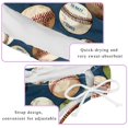 thumbnail image 3 of Baseball Bikini Set Swim Suit Detachable Sponge Adjustable Strap Two-Pack, Beach Pool Vacation Party., 3 of 6
