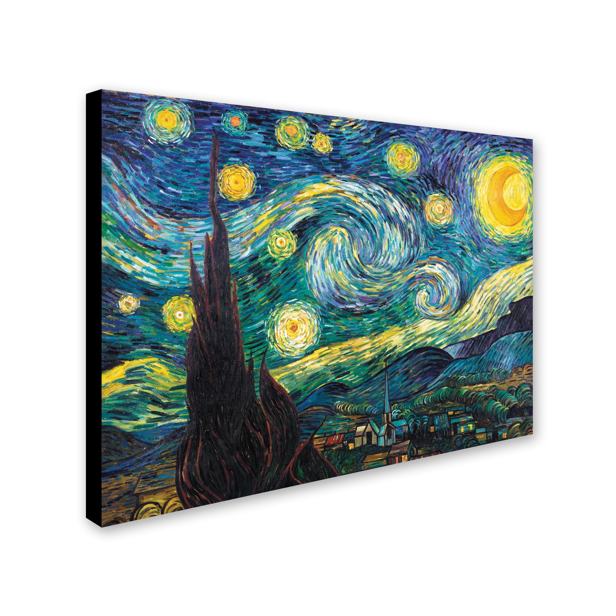 Trademark Fine Art 18x24 Landscape Canvas Wall Art 'Wall Collection' by Vincent van Gogh