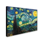 Trademark Fine Art 18x24 Landscape Canvas Wall Art Wall Collection by Vincent van Gogh