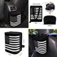 thumbnail image 4 of XYZCANDO American Flag Print Handbrake Cover Car Cushion Cover Steering Wheel Cover Armrest Cover Seat Belt Cover Keychain Fender Cover Lipstick Cover Trash Can Car Coasters Washable, 4 of 7