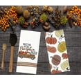 thumbnail image 4 of Fall Kitchen Towels 2-Pack Multi-Color with Decorative Spatulas SeasonsEasy, 4 of 7