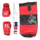 thumbnail image 1 of Saco de arena de boxeo duradero, saco de boxeo vacío, guantes, vendaje de mano y gancho de cadena para colgar. Los 80cm, 1 of 9