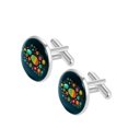 thumbnail image 2 of Easter Elegant Men's Stainless Steel Cufflinks Set for Formal Attire - for Business Meetings and Special Events, 2 of 6