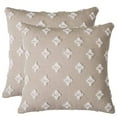 thumbnail image 1 of Juego de 2 fundas de almohada decorativas, funda de almohada de Jacquard rombal, funda de cojín cuadrada suave para sofá, cama, dormitorio, coche, sala de estar Namotu CZJJ-ZC67-7, 1 of 5