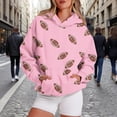 thumbnail image 2 of Bovemsi Sweatshirt for Women Football Graphic Hoodies Sweatshirts Fans Pullover Shirt With Pockets Comfort Hoodie, 2 of 4
