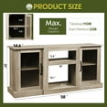thumbnail image 5 of GALAXHERO TV Stand for 65 inch TV Media Console Cabinet with Storage and Open Shelves Entertainment Center for Living Room, Bedroom Greige, 5 of 6