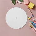 thumbnail image 4 of Raindrops 3pcs Turntable Platter Mat Vinyl Player Mat White For Home Use Improve Music Quality, 4 of 8