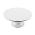 thumbnail image 3 of Soporte para tartas redondo de hierro de 12 pulgadas, pedestal para tartas, soporte para postres, bodas, fiestas de cumpleaños, blanco, blanco, 3 of 5