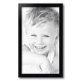 thumbnail image 2 of ArtToFrames 12" x 21" Satin Black Picture Frame, 12x21 inch Black Wood Poster Frame (WOM-1451), 2 of 8