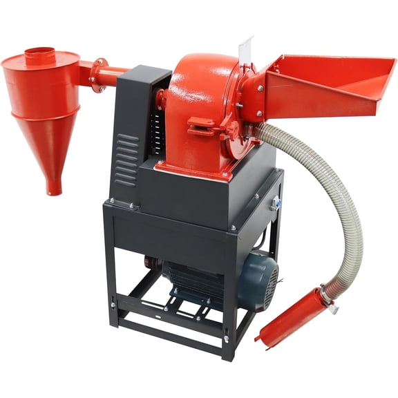 Self-Sunction Grain Corn Wheat Grinding Mill Industrial Superfine Pulverizer Crushing Machine with 80mesh and 100mesh Screen 220V