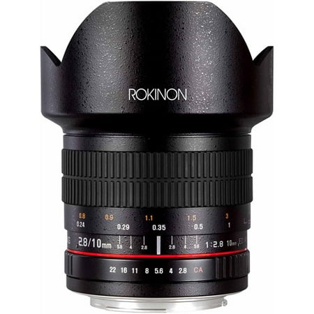 ROKINON 10M-M 10mm f/2.8 ED AS NCS CS Ultra-Wide-Angle Lens for Canon EF-M Mount Compact System