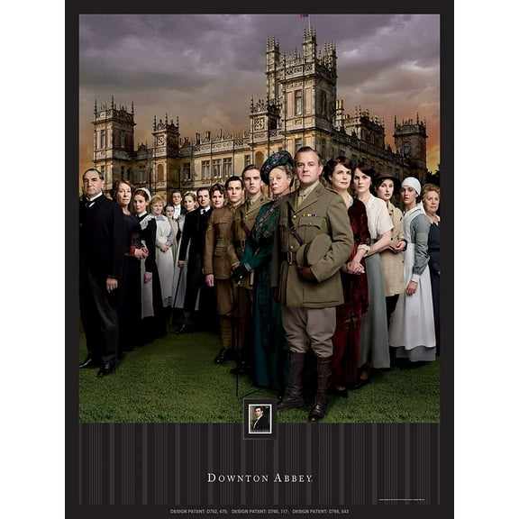 Imperial Mint Downton Abbey Season 2 Framed Artwork w/ Postage Stamp