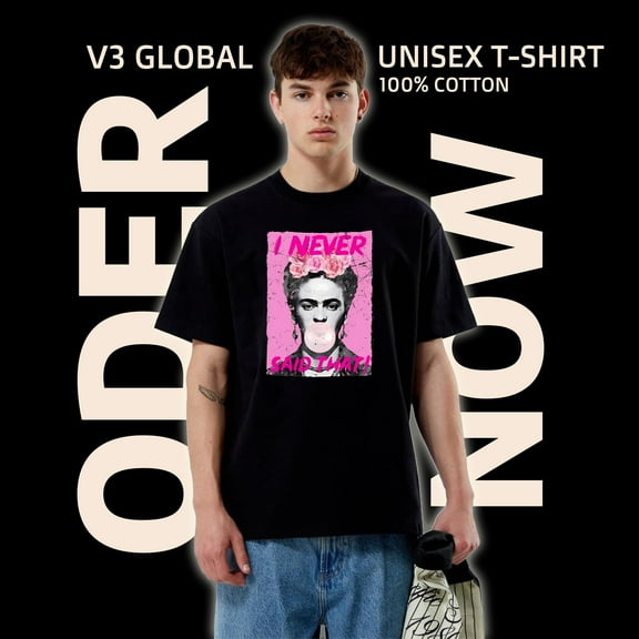 Frida Kahlo Pinky Shirt, for men & women, up to size 5XL.