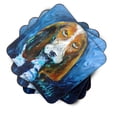 thumbnail image 2 of Carolines Treasures MW1082FC Dog - Basset Hound You talkin bout me Foam Coaster Set of 4 3 1/2 x 3 1/2 multicolor, 2 of 3