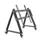 thumbnail image 3 of Soporte de TV móvil de baja altura, soporte de TV rodante con ruedas, soporte de piso, carrito para monitor 32 pulgadas a 70 pulgadas, 3 of 9