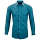 thumbnail image 2 of Monsieur Camisa de Vestir Slim Fit  Turquesa, 17" Cuello 35" Manga Monsieur 13060D, 2 of 4