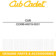 thumbnail image 4 of CUB CADET KM-49019-0031 Fuel Filter Ultima ZT3-60 FS730V FX801V FX850V Engines, 4 of 7