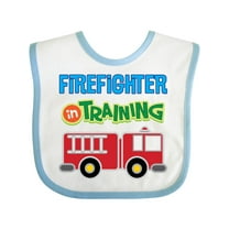 Inktastic Future Firefighter Kids Fireman Boys Baby Bib