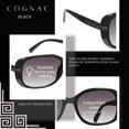 thumbnail image 2 of proSPORT Bifocal Women Reading Sunglass Oversized Reader Black Frame, 2 of 6