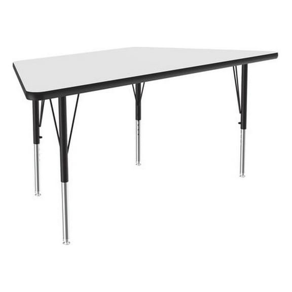 Pemberly Row 30x60" Wood Markerboard-Dry Erase-Activity Tables in Black/White