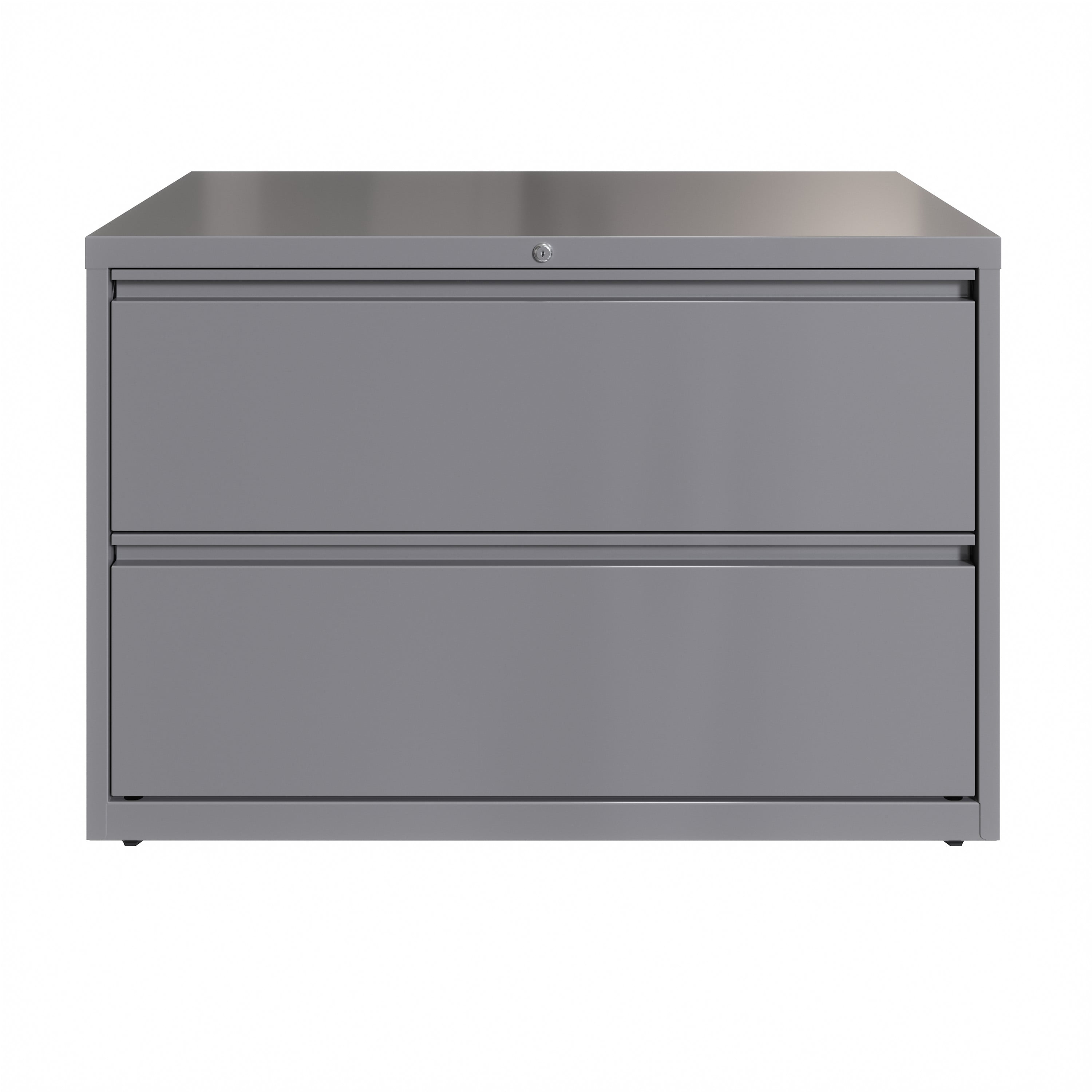 Hirsh Industries 42 In Wide Hl8000 Series 2 Drawer Lateral File Cabinet Arctic Silver Walmart Com Walmart Com