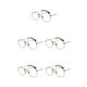 thumbnail image 2 of Gafas de sol cuadradas pequeñas Minnieouse para hombres y mujeres polarizadas plata anti-azul, 2 of 6