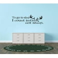 thumbnail image 1 of Children Count Antlers not Sheep Funny Quotes & Sayings Wall Decal Decoration I Count Antlers Not Sheep Famous Saying Lasts Years and Easily Removable - Size: 14 In(W) x 30 In(H), 1 of 3