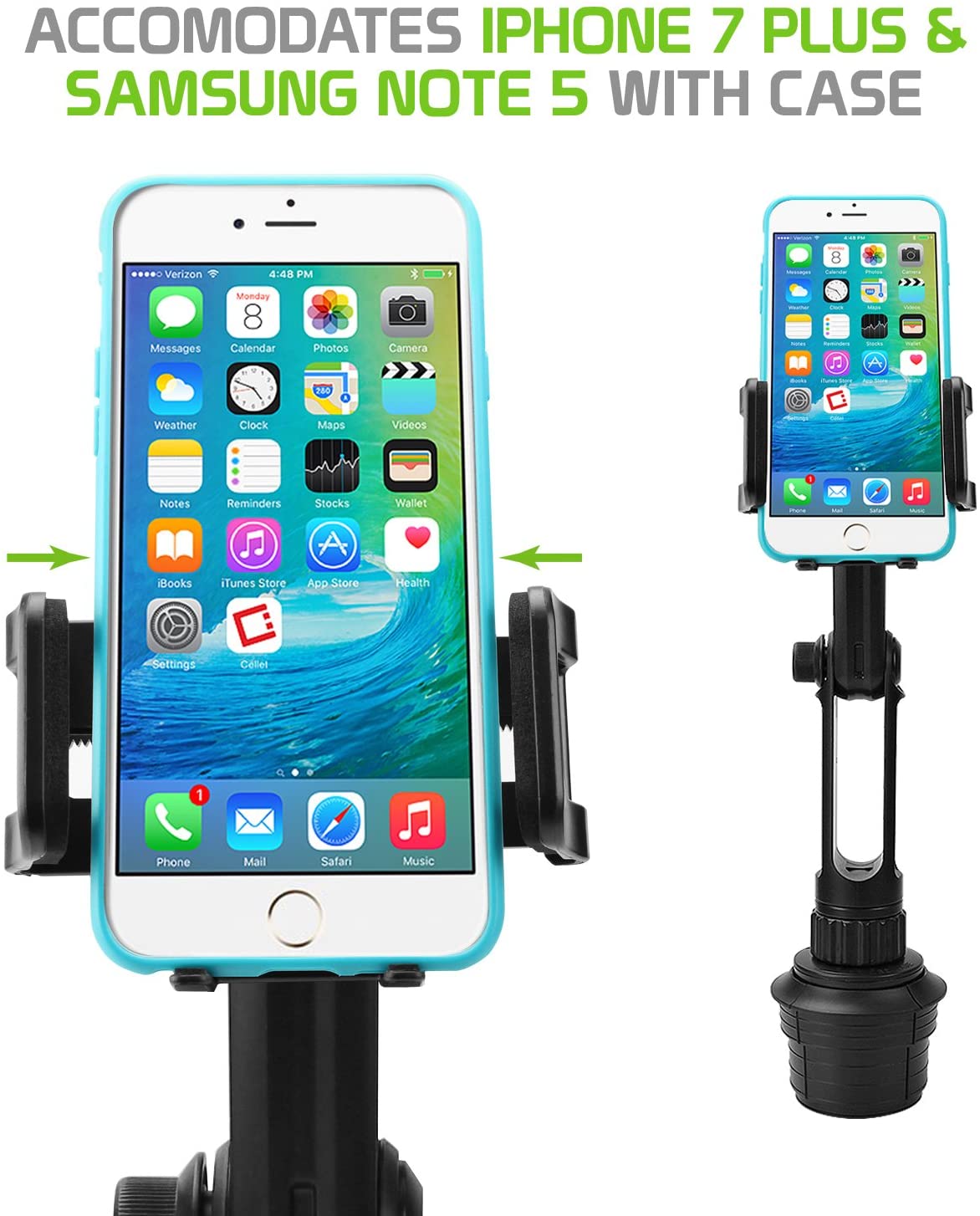 Cellet Car Cup Holder Smart Phone Mount Cradle for LG V50 ...