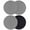 Black, variant on Black White Stripe Coasters Set of 2, Soft Absorbent Coasters for Drinks, Modern Minimalist Geometric Striped Non-Slip Cup Coaster Mat with Rubber Bottom for Home Kitchen Coffee Bar Table Decor 4"