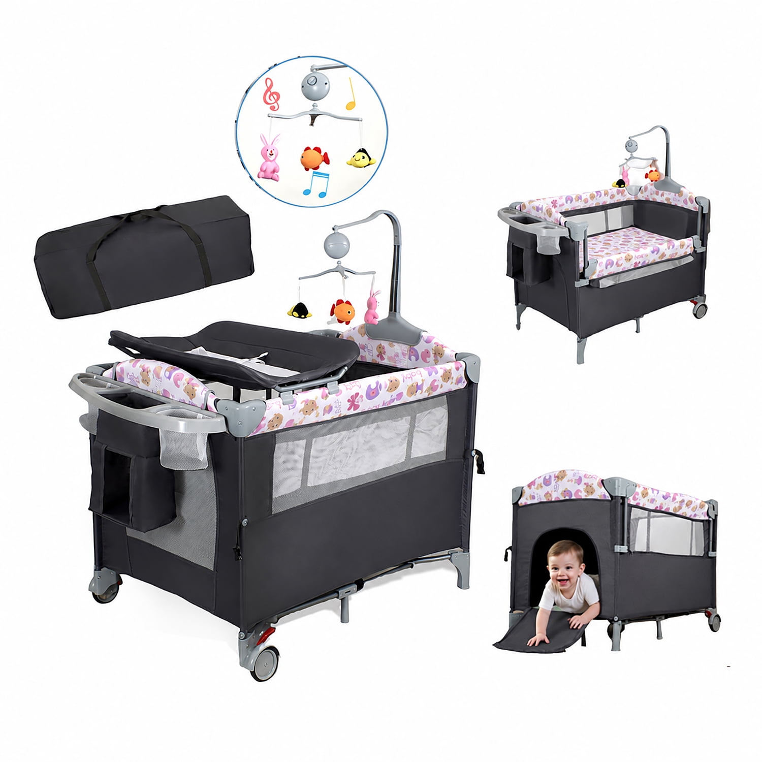 Graco Pack 'n Play Rock 'n Grow Playard - Walmart.com