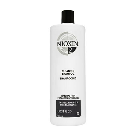 Nioxin System 2 Cleanser Shampoo 1 Liter/33.8Oz (Best Price For Nioxin Hair Products)