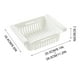 thumbnail image 2 of Caja de Almacenamiento Extraíble Ajustable para Refrigerador, Organizador de Cocina y Baño, Material Pp, Diseño Extensible para Utensilios y Toallas., 2 of 2