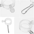 thumbnail image 4 of 4 anillos de plástico para mástil de bandera con gancho, clip de montaje para mástil de bandera, ajustable, accesorios de hardware para varias banderas de temporada al aire libre, 4 of 6