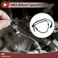 thumbnail image 2 of Unique Bargains ABS Wheel Speed Sensor ABS Sensor Anti-lock Braking System Sensor No.47560T7X013 for Honda HR-V 2016-2020 1 Pc Rear Left, 2 of 7