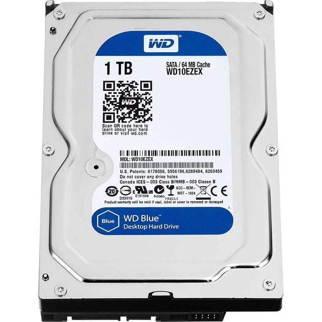 Disco Duro Interno WD Blue 3.5 / 1 TB /Sata III/ - WD10EZEX WD - WESTERN DIGITAL Hd-528