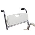 4 in 1 Mobility Multi-Functional Rolling Shower Chair Shower Commode Chair with Soft Padded Waterproof Mobile Over Toilet Chair with 4 Braking Casters Safe for Seniors, Injure
