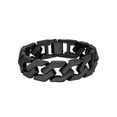 thumbnail image 1 of Cadena de eslabones cubanos PROSTEEL Pulsera de 16 mm para hombres acero inoxidable chapado en negro 9 pulgadas, 1 of 8