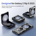 thumbnail image 3 of Funda VEGO para Samsung Galaxy Z Flip 5 con protector de pantalla y anillo, 3 of 8