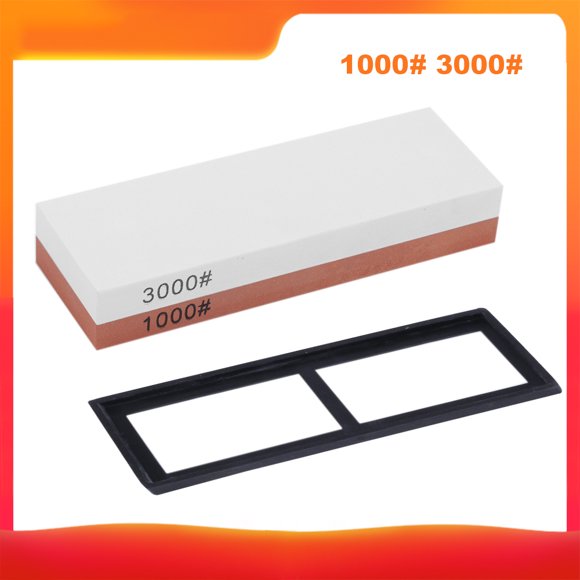 1000/3000 Grit Sharpening Stone Double-sided Grindstone for Outdoor Kitchen Cutter Sharpener Whetstone