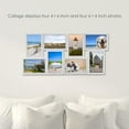 thumbnail image 4 of Melannco 24 X 12 Inch 8 Opening Photo Collage Frame Displays Four 4X6 And Four 6X4 Inch Photos White, 4 of 5